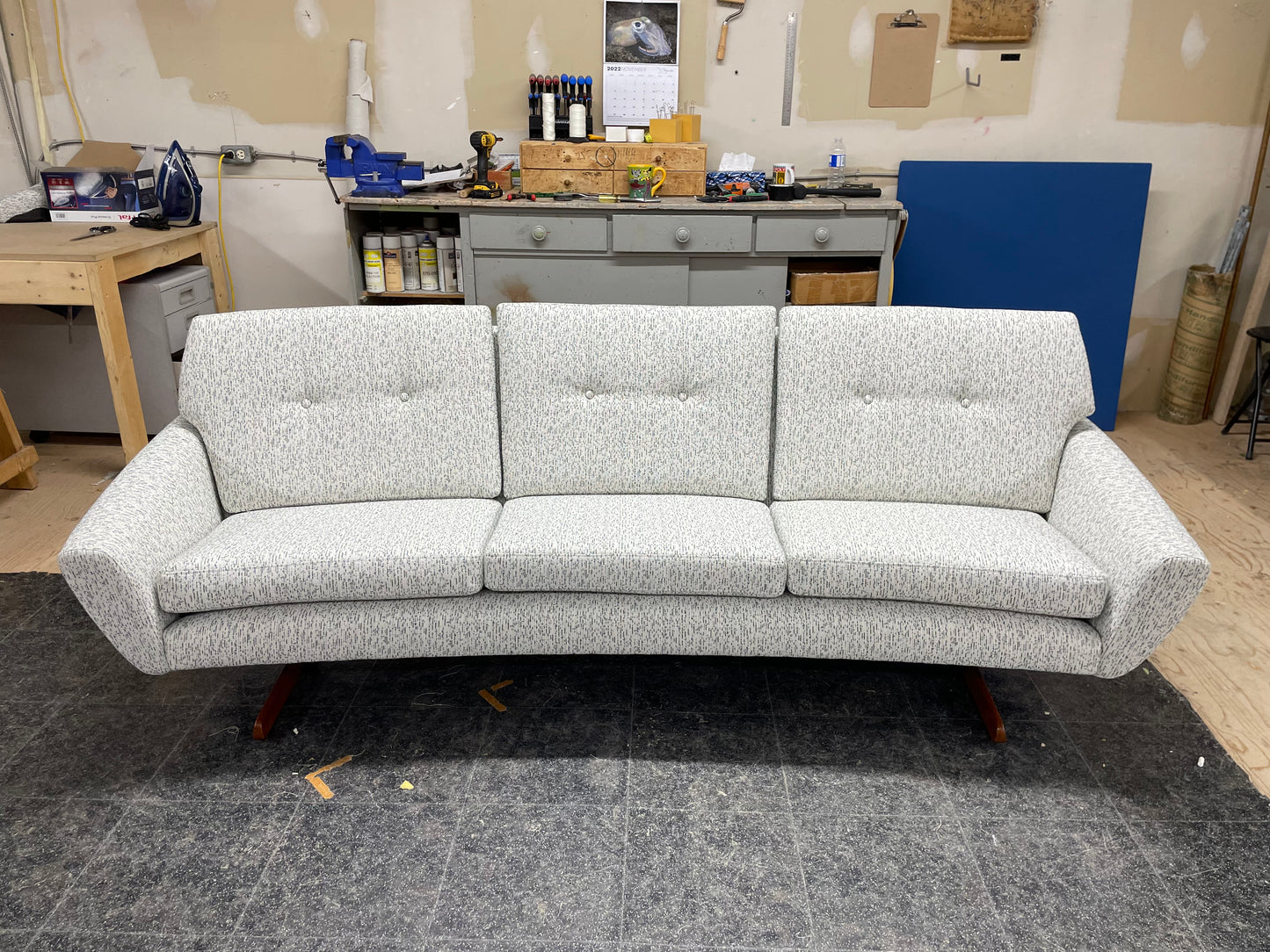 Mid-Century Soda Galvano Couch 'SOLD'